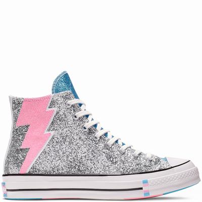 Converse Chuck 70 Pride - Miesten Matalavartiset Tennarit - Hopea/Sininen